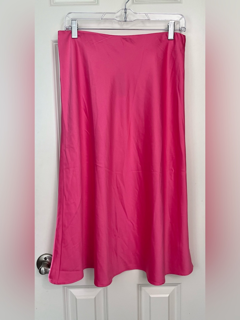Express X Rocky Barnes Satin Midi Skirt NWT
